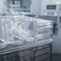 Plaque de laboratoire en polypropylène à 48 puits ronds, fond en U, format unique et irrégulier, pour la recherche scientifique
