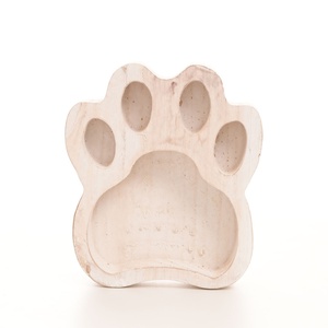 Ciotole in Legno a Forma di Zampa di Gatto FORHER, Ciotole in Legno Rustiche per Candele all'Ingrosso - Product Image 2