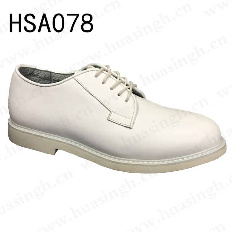TX Men/women Formal Occasion White Dress Shoes Classic Style Uniform Shoes HSA078