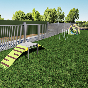 Köpek bahçesi tünel ekipmanları çevre dostu su geçirmez dayanıklı PE malzeme açık güvenlik engel kursu köpekler ve kediler - Product Image 6