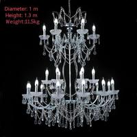 Nouvelle Lampe Suspendue Lustre en Cristal 2026 pour Décoration d'Hôtel, Mariage, Événement, Salon et Salle à Manger