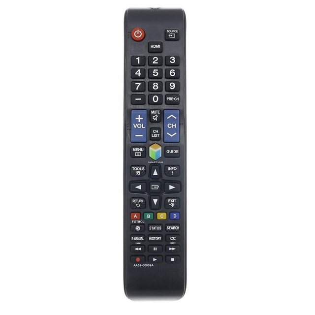 NEW AA59-00809A Replacement LED TV Remote Control for Samsung Smart HD Television with Sports Key Black Infrared Fixed Code
