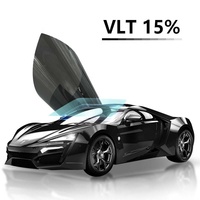 Film Kaca Mobil Anti Gores PET Anti Ledakan, Film Solar untuk Jendela, Anti UV 8 Tahun, Tolak UV 99%, Privasi, 2 Mil