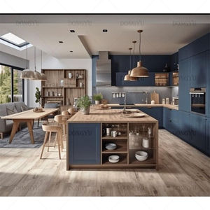 Artigiano in stile Design gratuito personalizzato mobile da cucina in <span class=keywords><strong>legno</strong></span> massello di quarzo con prezzo di fabbrica - Product Image 4