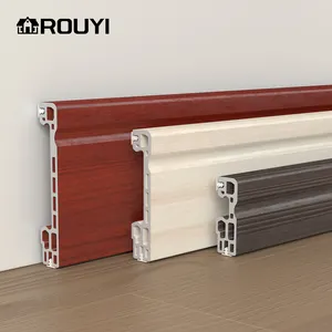 Decorative Vinyl Manufacturer 120Mm 150Mm Floor Skirting Wooden Baseboard Skirting Board Pvc Mdf Skirting