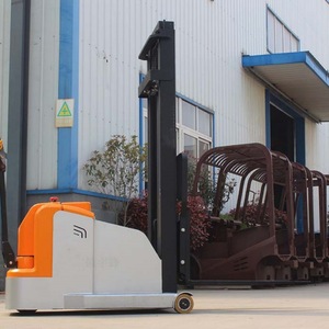 รถยกไฟฟ้าแบบเดินตาม 1.5 ตัน ระยะยก 600 มม. สำหรับคลังสินค้าแคบ ใช้สำหรับขนถ่ายตู้คอนเทนเนอร์ - Product Image 3