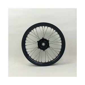 Nuevo Juego de Ruedas SX85 17 <span class=keywords><strong>Supermoto</strong></span> Motard, Aleación de Aluminio 7050-T6 Anodizado, Totalmente Negro, Rin Delantero/Trasero, Pit Bike, Mini Racing - Product Image 6