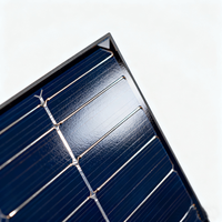 Panneau solaire monocristallin en silicium 580W Double vitrage 590W 600W Modules photovoltaïques bifaciaux demi-cellules PERC 22% d'efficacité Tout noir