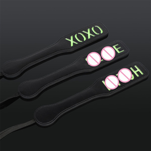 Jouet sexuel pour adulte battant soumis fouet fétiche crépus Bondage SM fouet cuir fessée pagaies lumineuses - Product Image 3
