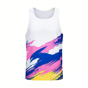 Camiseta Deportiva para Hombre, Premium, Multicolor, Diseño Personalizado, Absorbente de Humedad, Transpirable, Ligera, de Secado Rápido, Sin Costuras, para Correr - Product Image 1