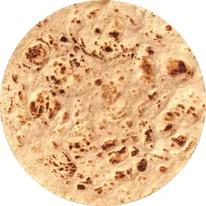 Manta polar de franela de Coral para invierno, manta de punto portátil para Tortilla de Burrito, 2023