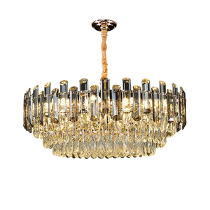 Lampe LED suspendue en cristal K9, design nordique moderne, luminaire décoratif de plafond, idéal pour une Villa, un restaurant, un hôtel ou un appartement - Product Image 2
