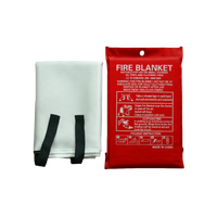 Bâche anti-feu d'urgence en tissu de fibre de verre souple pour la cuisine, les incendies, le camping, la sécurité au bureau