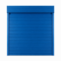 Porte à enroulement coupe-feu en acier couleur personnalisée, résistance au feu trois heures, électrique, pour usine, centre commercial, hôtel et entrepôt, commande en gros