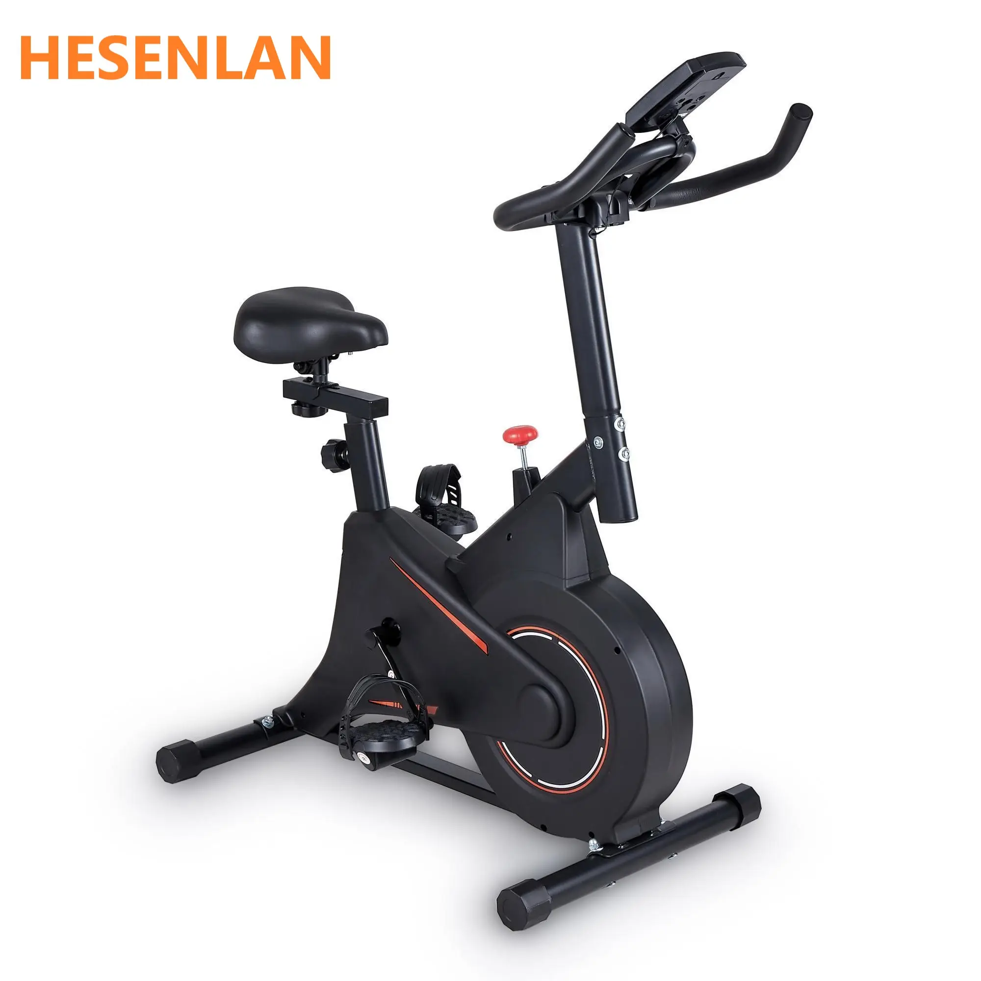 2024 Hesenlan YD-602 leggero in feltro di lana al coperto Sport cycle fitness home gym esercizio Air Spinning bike