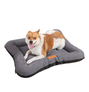 Factory Wholesale Non Slip Waterproof Wash Custom Cute Luxury Soft Small Pet Bed For Dog Pet Sofa Bed Pet Dog Bed