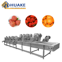Fruitverwerkingslijn Oranje Zoete Aardappel Appel Was Ontwatering Sorteermachine