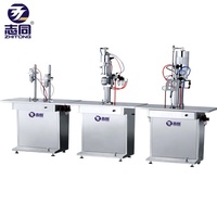 Machine de remplissage pneumatique semi-automatique Zhitong avec contrôle de température et chauffage, en acier inoxydable SUS304, pour la production de shampooing