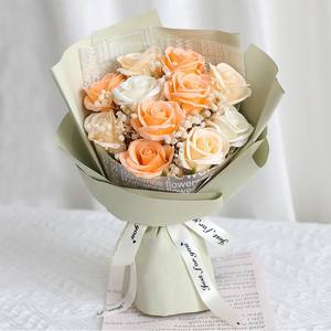 Tanabata Rose Bouquet <b>Gift</b> Box Valentine's Day Mother's Day <b>Gift</b> Soap Rose <b>Gift</b> Box Simulation Soap Flower Finished Product - Product Image 4