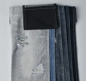 100% хлопок полиэстер дешевая цена 12 унций не эластичная джинсовая ткань от китайского производителя
