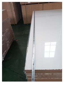 Panneau MDF <span class=keywords><strong>mélaminé</strong></span> haute brillance 4x8 <span class=keywords><strong>blanc</strong></span>, panneau MDF multicolores pour meubles - Product Image 5