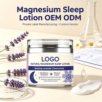 Crème de Nuit Apaisante au Magnésium Naturel Marque Blanche – Lotion Corporelle Relaxante et Richement Enrichie en Minéraux pour un Sommeil Réparateur