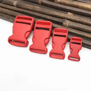 Original Factory Stock High Quality Colorful Square Plastic Release Buckle Insert Buckle