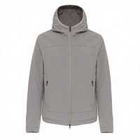 Veste softshell unisexe coupe-vent, imperméable, respirante, séchage rapide, à capuche, en polyester, pour randonnée en plein air, fermeture éclair, hiver, décontractée