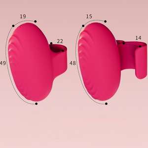 Condón de dedo vibrador, condón de coqueteo sexual masculino y femenino, ojiva, vibrador de dedo de huevo de salto - Product Image 3