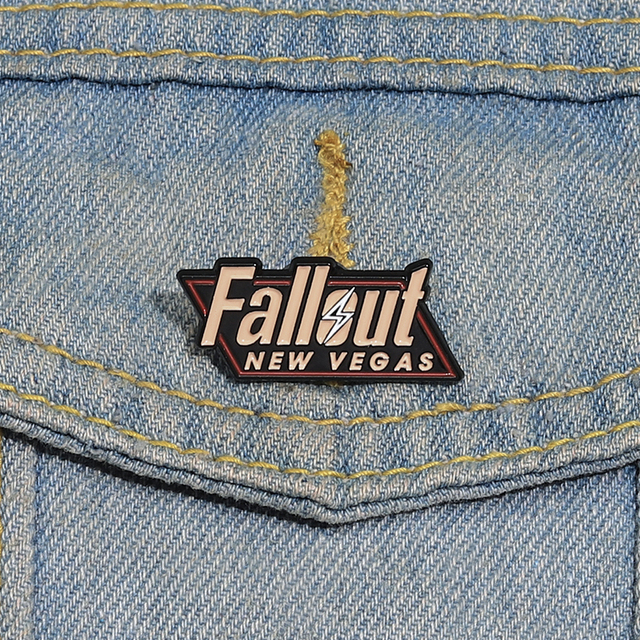 FALLOUT Game Inspired Enamel Pins Cool Cartoon Metal Brooches Backpack Clothes Lapel Badge Jewelry Gift