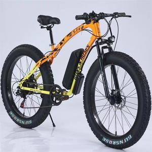 Vélo de montagne 7 vitesses / Cadre en acier 1000W 48V, Vélo hybride rapide, Vélo électrique E-Braver à pneus larges 26 pouces, Fourniture d'usine B - Product Image 2