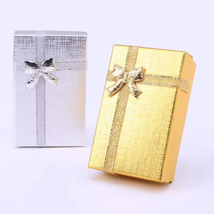 กล่องของขวัญเครื่องประดับสุดหรูหราลา<span class=keywords><strong>ย</strong></span>ทอง KAKA พร้อมโบว์ผูก  บรรจุภัณฑ์กระดาษแข็งแบบกำหนดเองสำหรับแหวน สร้อ<span class=keywords><strong>ย</strong></span>คอ นาฬิกา - Product Image 3