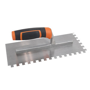 Newcome — truelle de finition de plâtre crantée en acier inoxydable, outils manuels de coupe souple - Product Image 3