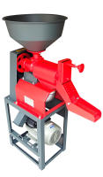 Moulin à riz complet avec décortiqueuse à riz et polisseuse Machine à broyer les grains à usage domestique et commercial