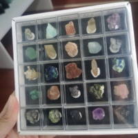 Conjunto de muestras de minerales en bruto crudos curativos de piedra de roca Natural de alta calidad