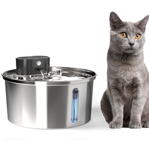 <span class=keywords><strong>Bebedero</strong></span> inalámbrico personalizado <span class=keywords><strong>para</strong></span> perros y <span class=keywords><strong>gatos</strong></span> de acero inoxidable 3.2L con filtro de circulación de inducción automática con batería de 5000mAH - Product Image 1
