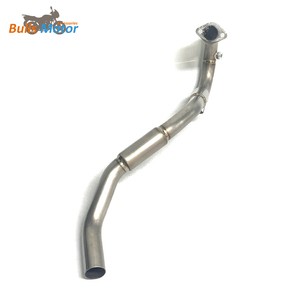 Tubo delantero de escape de aleación de titanio con Motor Bulls para <span class=keywords><strong>Aprilia</strong></span> <span class=keywords><strong>SX</strong></span>/RX125 2018 + cabezal de escape 32MM tubo silenciador - Product Image 5