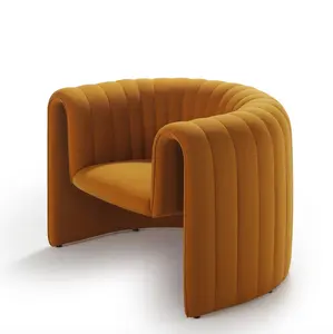 Chaise longue nova versailes luxo sala de estar móveis estofados design italiano cadeira de acessório