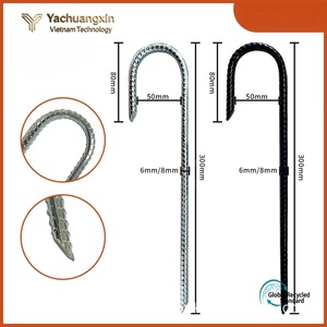 สมอบกโลหะแบบ J-Hook ขนาด 16 นิ้ว สำหรับเต็นท์ ใช้งานกลางแจ้งได้ทุกฤดู - Product Image 4