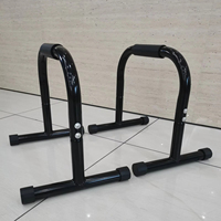 Barres de musculation en métal durables avec poignées antidérapantes pour l'entraînement à domicile de la poitrine et des triceps