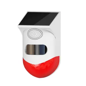 Wifi Draadloze Huisbeveiliging Alarmsysteem 433Mhz Sensor Solar Sirene Tuya App Outdoor Waterdichte Human Pir Bewegingsdetector