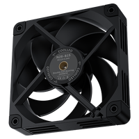 Ventilateur de refroidissement pour boîtier COOLLEO N28-B15 120mm RGB LED, ventilateur de refroidissement CPU 4 broches pour refroidisseur d'eau et d'air, radiateur d'ordinateur à roulement à billes pour refroidissement profond