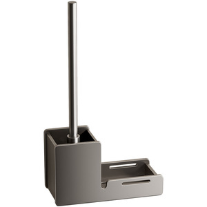 Ensemble de <span class=keywords><strong>brosse</strong></span> de <span class=keywords><strong>toilette</strong></span> noire mate personnalisée <span class=keywords><strong>brosse</strong></span> de nettoyage de cuvette de <span class=keywords><strong>toilette</strong></span> et ensemble de support <span class=keywords><strong>brosse</strong></span> de <span class=keywords><strong>toilette</strong></span> ronde dorée en acier inoxydable 304 - Product Image 2