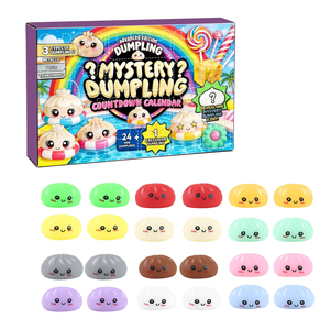 24PCS Lindos Juguetes Blandos de Dumpling, Caja Sorpresa Misteriosa, Juguete Sensorial de Rebote Lento para Aliviar el Estrés, Venta al por Mayor de Fábrica OEM ODM - Product Image 3