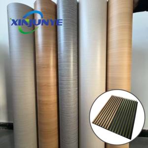 Rollo de película decorativa de PVC a precio de fábrica, membrana de vacío <span class=keywords><strong>para</strong></span> puertas, <span class=keywords><strong>vinilo</strong></span> decorativo de PVC <span class=keywords><strong>para</strong></span> gabinetes, película decorativa de PVC <span class=keywords><strong>para</strong></span> negocios - Product Image 2