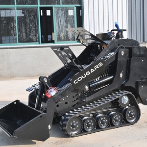 La Chine Cougars usine nouvelle conception Skid Steer moteur diesel CG827 Mini Skid Steer chargeur niveleuse accessoire prix bon marché - Product Image 6