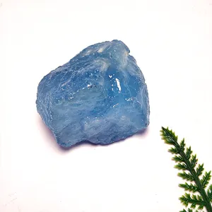 Wholesale The original gemstone Natural rough Aquamarine quartz Crystal Raw Specimen Crystal