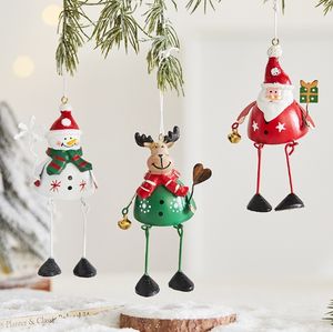 Pendenti per bambole di ferro di Natale che appendono decorazioni per albero <span class=keywords><strong>e</strong></span> centro commerciale in metallo oggetti di scena per la disposizione dell'atmosfera artigianale - Product Image 2