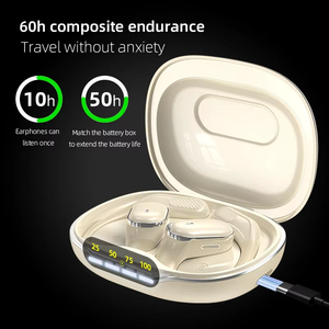 Mini écouteurs sans fil BT 5.4, étui translucide, commande tactile, écouteurs sportifs, basses 18 mm, double micro, suppression du bruit, casques TWS - Product Image 6