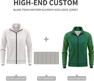 Áo bóng đá dài tay tùy chỉnh, trang phục thể thao tập luyện, áo khoác có khóa kéo toàn thân, bộ đồ tập bóng đá, bộ đồ chạy bộ mùa đông dành cho nam X25814 - Product Image 2